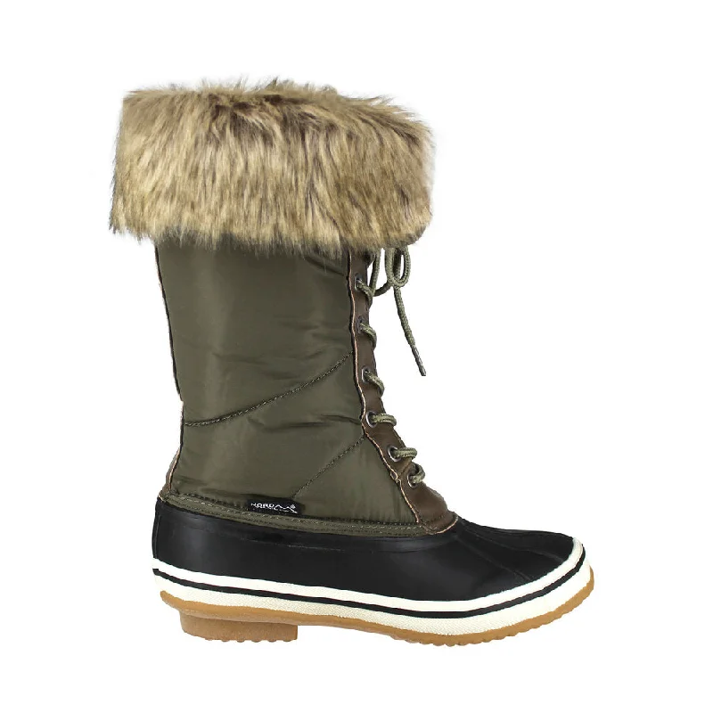 Timeless Style Promotions Nord Trail Women's Emma Khaki 200g Thinsulate® Insulation 13" Winter Snow Boot