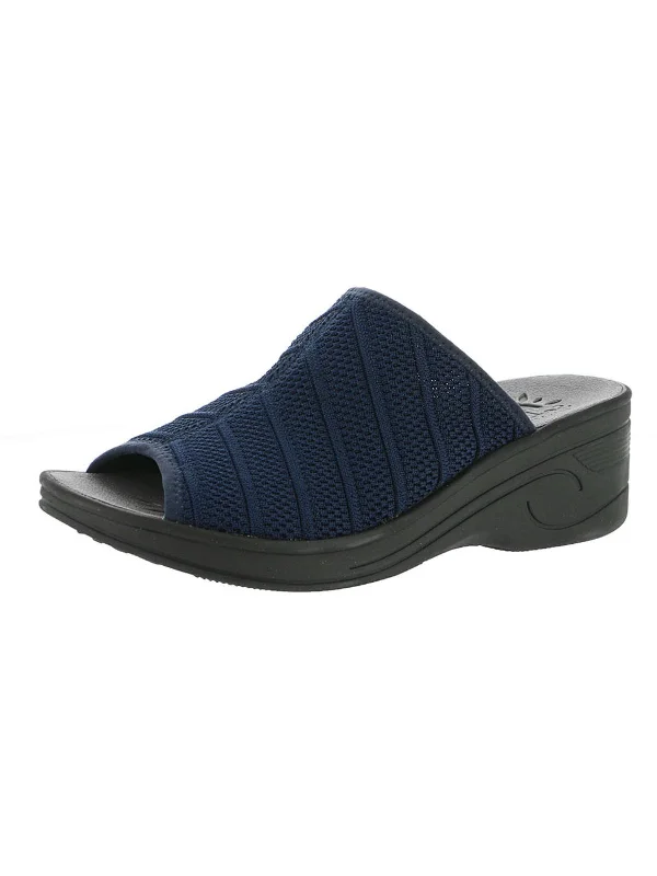 New Season Fashion Preview Airy Womens Comfy Slip On Wedge Sandals