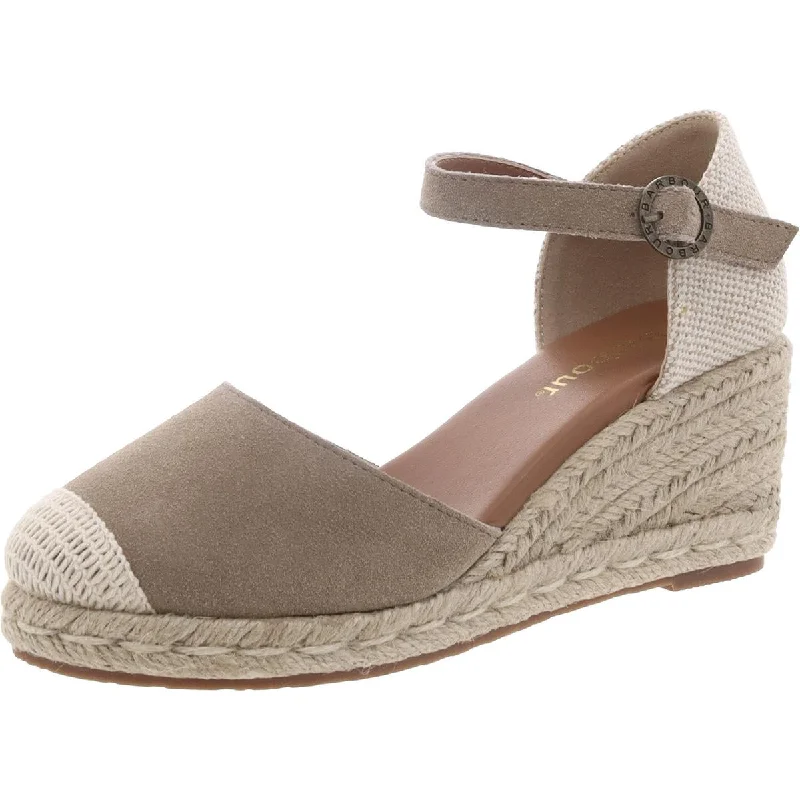 Feminine Luxe Style Sale Barbour Womens Frances Suede Ankle Strap Espadrilles