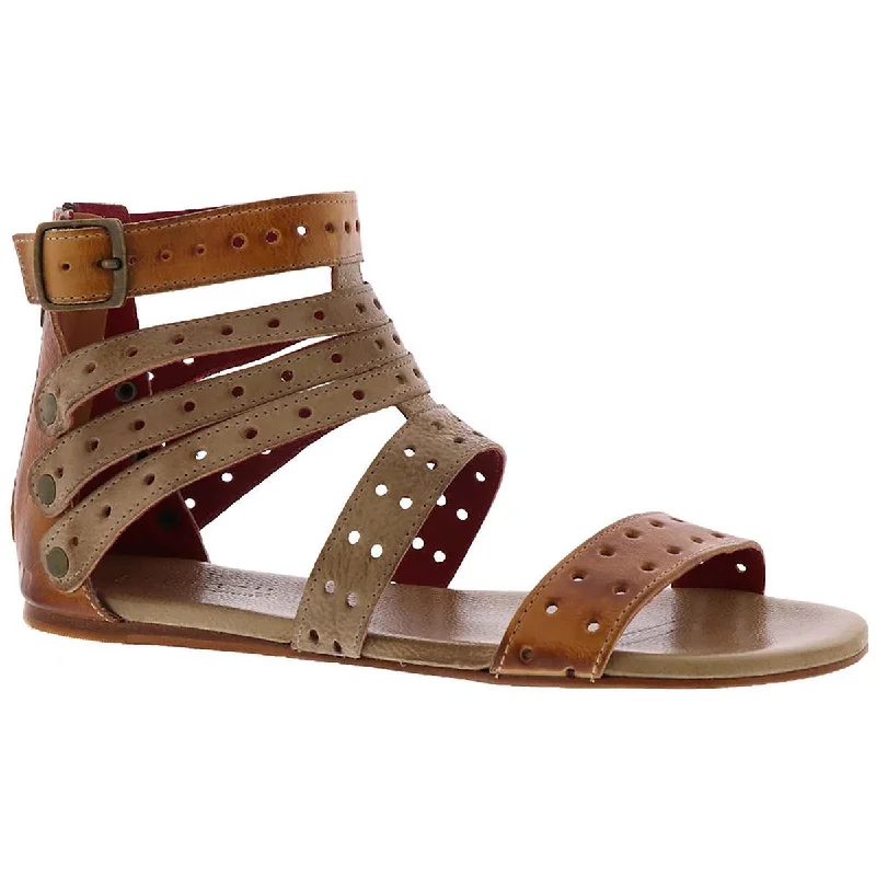 Comfortable Stylish Shoes Bed Stu Womens Artemis Leather Distressed Gladiator Sandals