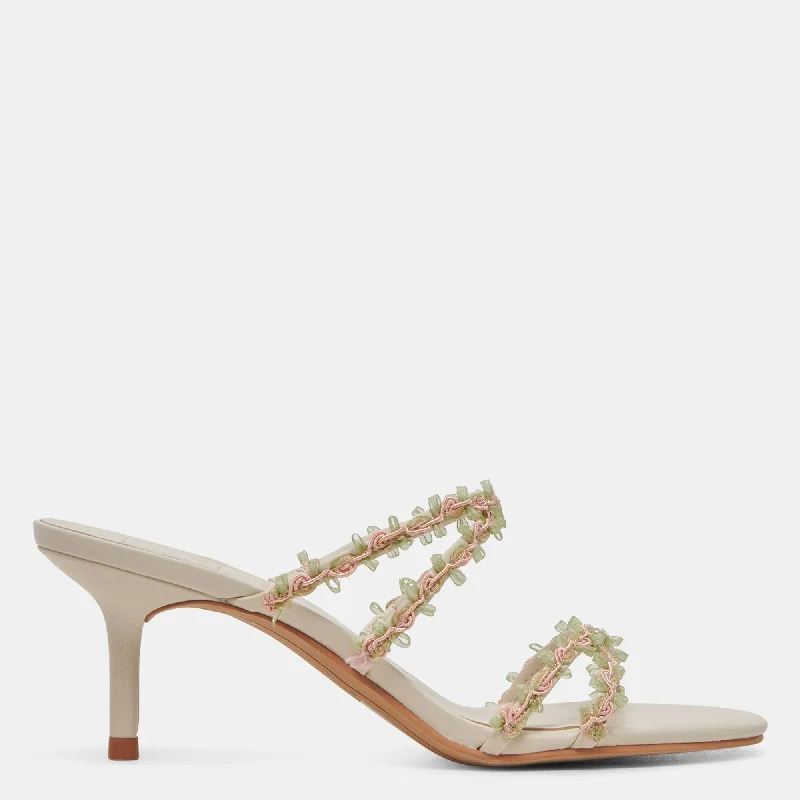 Embrace New Fashion Betti Heels Ivory Multi Stella