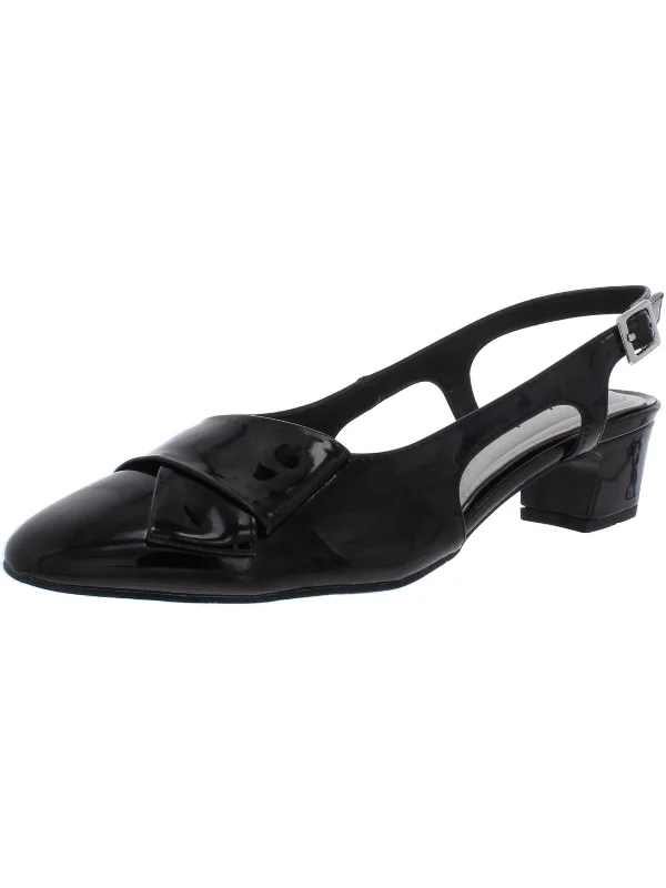 Unbeatable Prices Breanna Womens Patent Closed Toe Slingback Heels