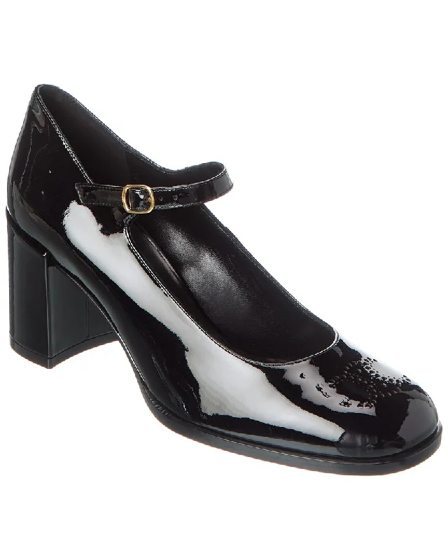 Athleisure Style Sale CELINE Triomphe Patent Pump