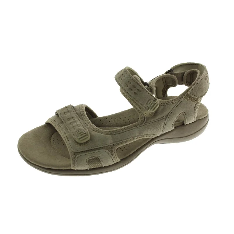 Seasonal Clearance Clarks Womens Morse Tour Nubuck Leather Sport Sandals