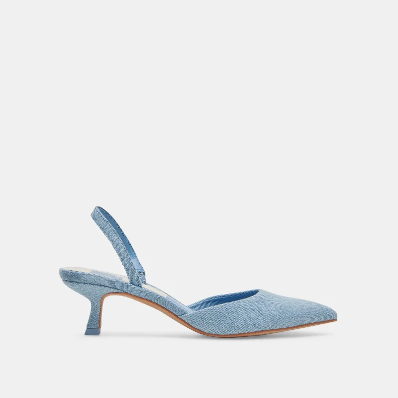 Must-Have Style Discounts CORSA HEELS BLUE DENIM