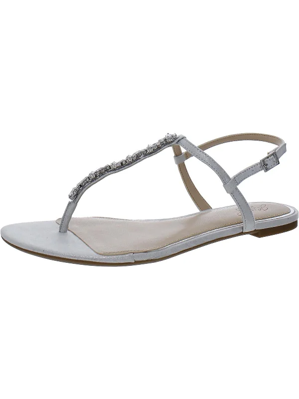 Trendy Fashion Sale Dafina Womens Metallic Embellished Thong Sandals