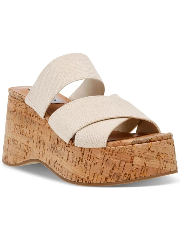 Browse Our Top Products Deo Womens Cork Slip On Platform Sandals