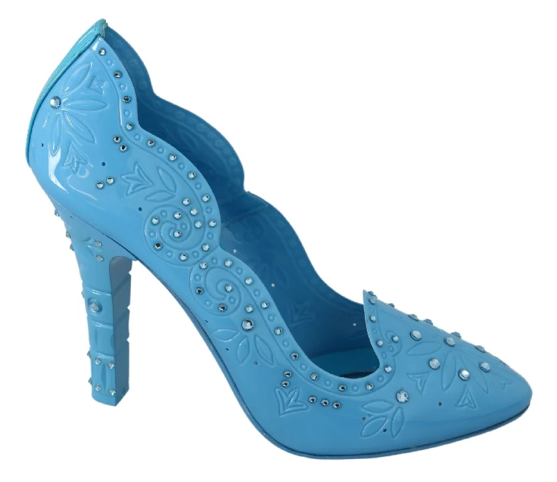 Fashionista Favorites Dolce & Gabbana Crystal Embellished  Cinderella Women's Pumps