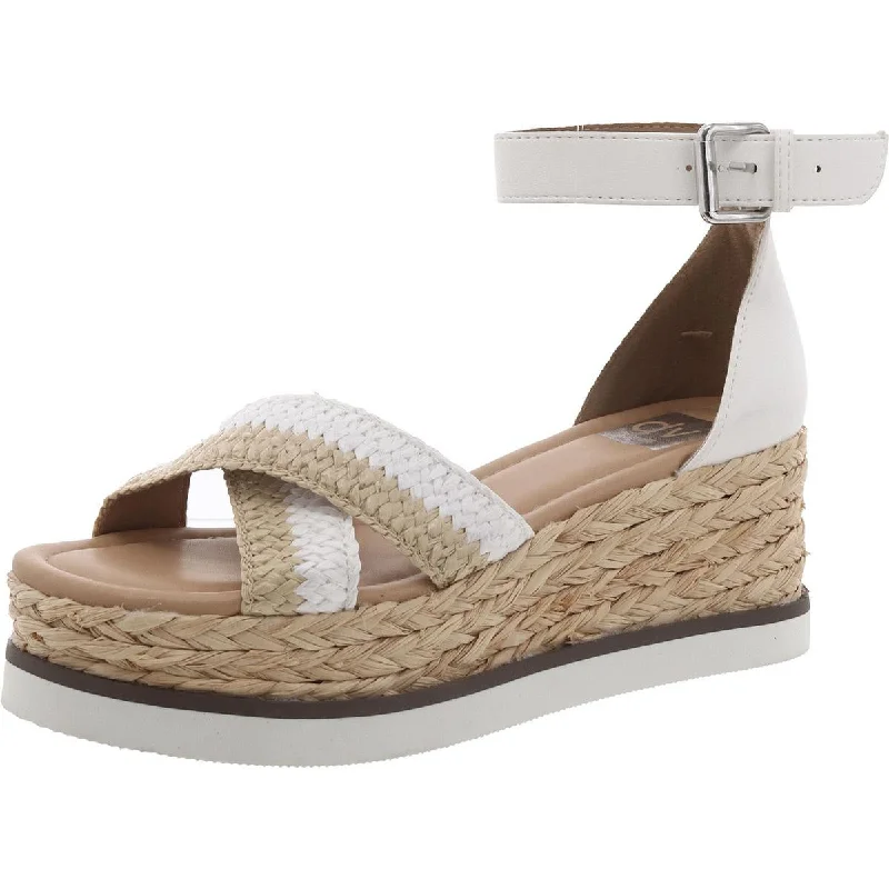 Hot Trends Dolce Vita Womens ODELL Woven Ankle Strap Wedge Sandals