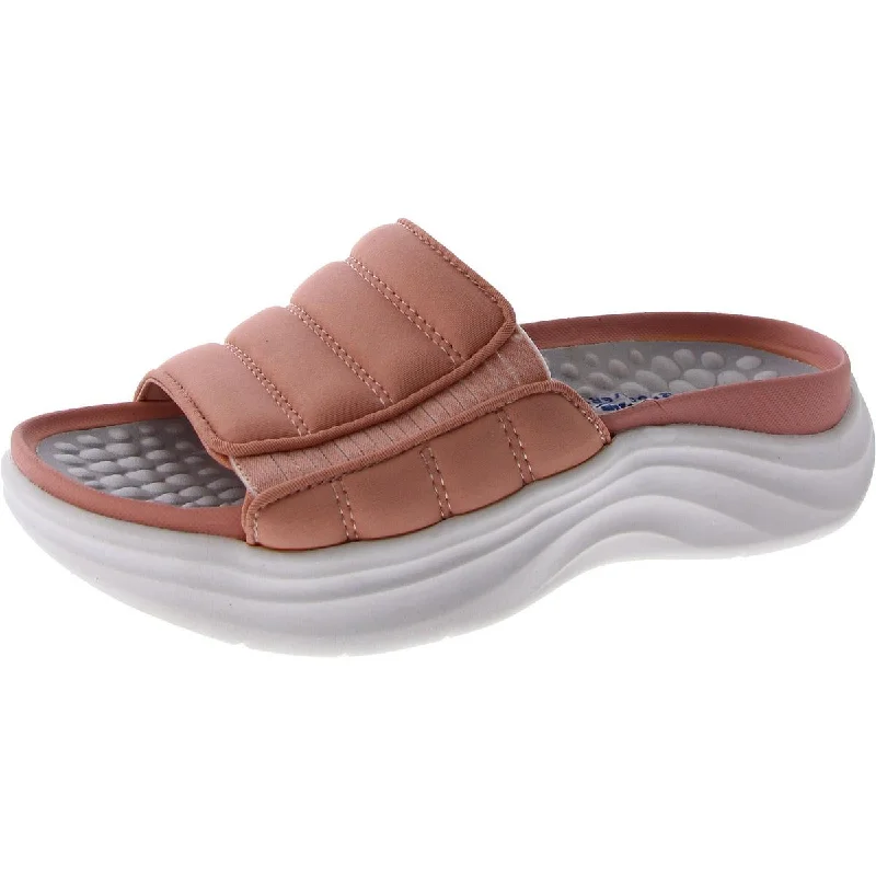 Style Redefined Dr. Scholl's Shoes Womens Feel Free Open Toe Slip On Slide Sandals