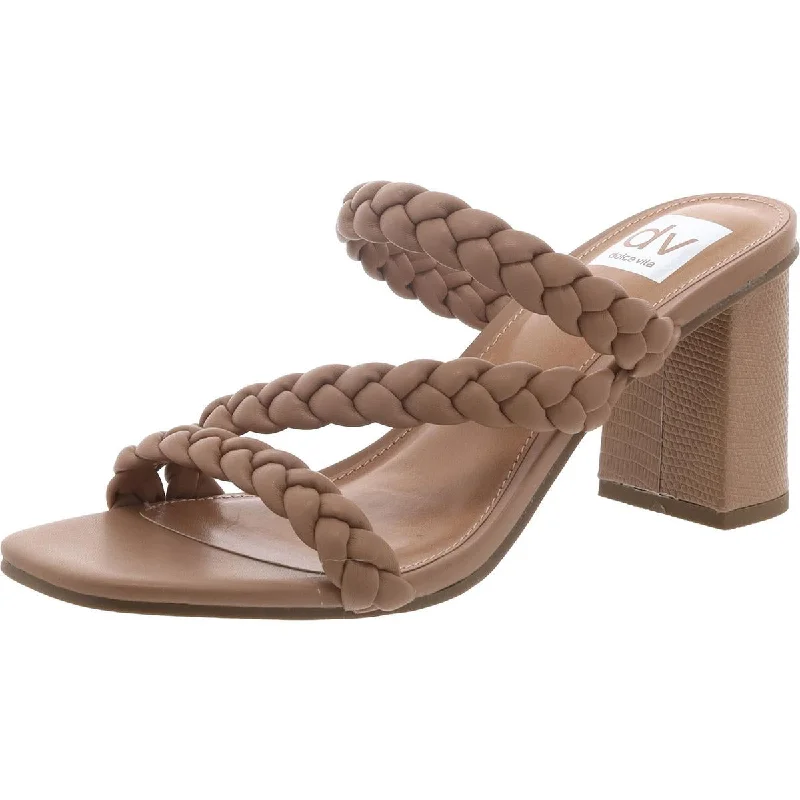 Limited Time Offer DV By Dolce Vita Womens HALLEIGH Braided Lizard Heels