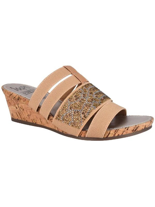 Modern Running-Style Shoes Emberly Womens Cork Memory Foam Wedge Sandals