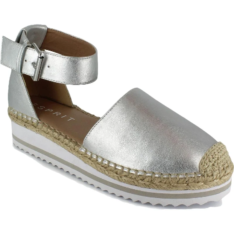 Retro Style Promotions Esprit Womens Halla Ankle Round Toe Espadrilles