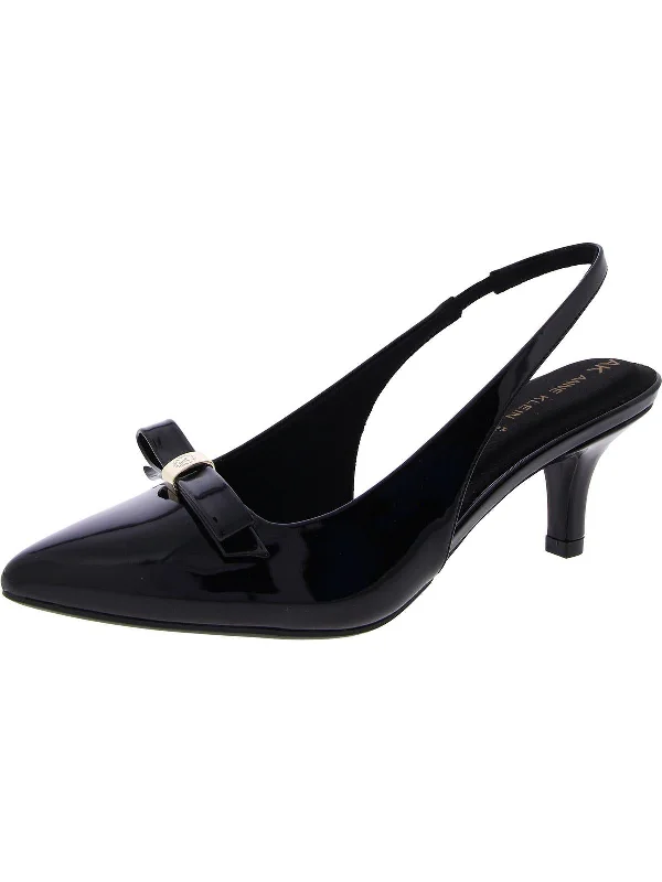 Fashionista Sale Farrie Womens Patent Pumps Slingback Heels