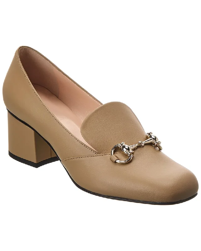 Easy Elegance Sales Gucci Horsebit Leather Pump