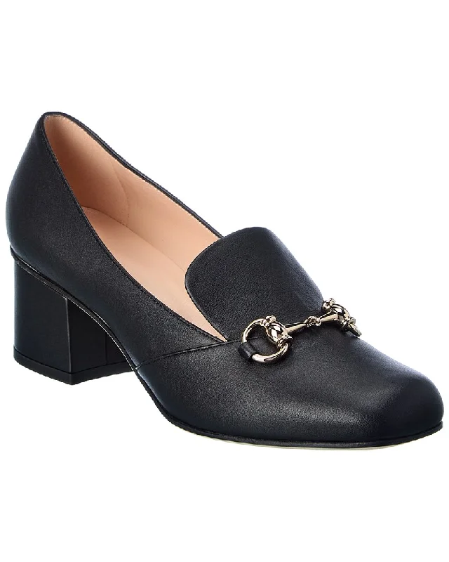 Trendy Looks On Sale Gucci Horsebit Leather Pump