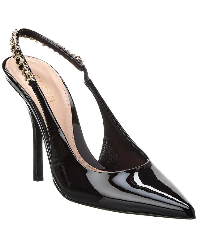 Urban Style Promotions Gucci Signoria Leather Slingback Pump