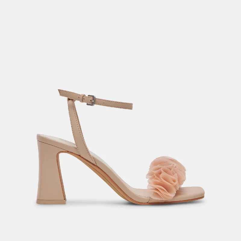 Trend Leading Collection IESHA HEELS LT BLUSH LEATHER