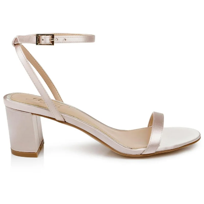 Chic & Cozy Collection Jewel Badgley Mischka Womens Danni II Ankle Open Toe Slide Sandals