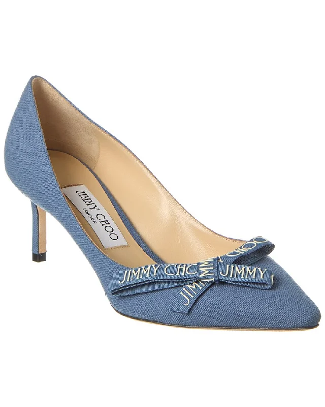 Comfortable Trendy Shoes Jimmy Choo Romy 60 Linen Pump