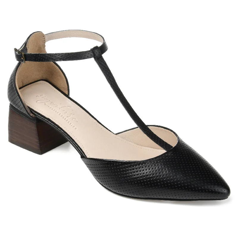 Premium Style Offers Journee Signature Women's Genuine Leather Tru Comfort Foam Cameela Pump