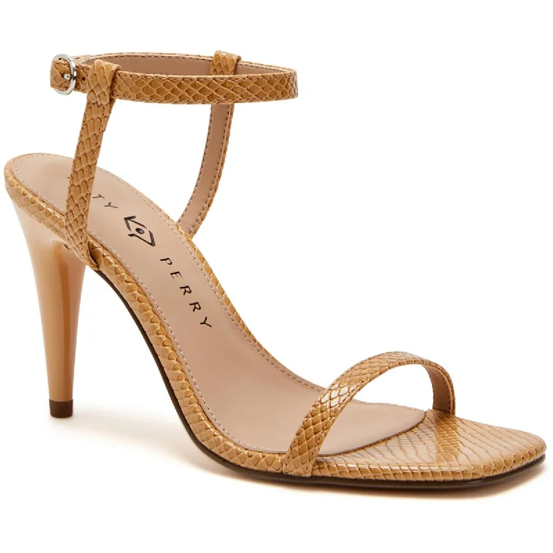 High-Quality Casual Shoes Katy Perry Womens The Vivvian Sandal Faux Leather Square Toe Heels