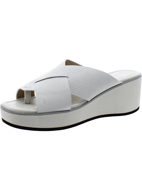 Special Offers, Don't Miss KLARA Womens Leather Slip On Slide Sandals