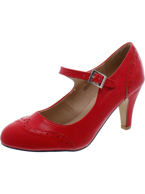 Sale For Women Kym Womens Faux Leather Wingtip Pumps