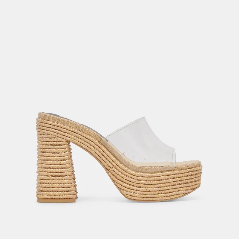 The Latest Trends LICHIA HEELS NATURAL VINYL