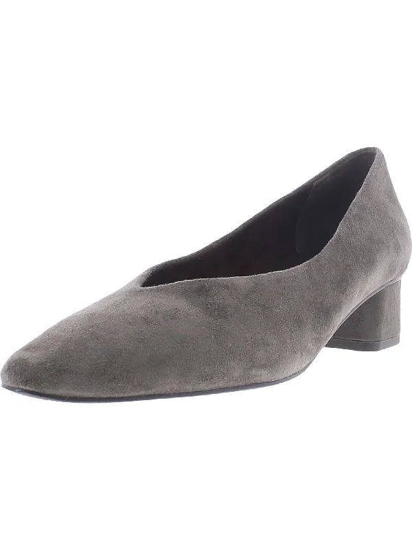 Fashion Sale Liliet Womens Suede Block Heel Pumps