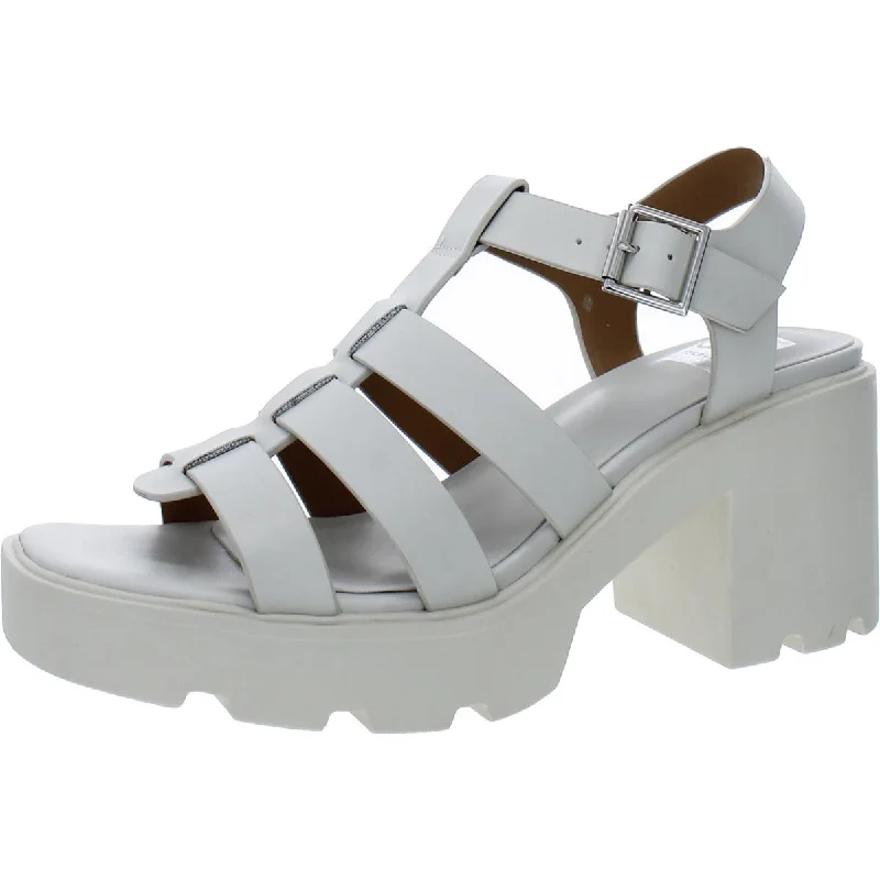 Vintage-Inspired Style Offers Lindy Womens Strappy Buckle Platform Heels