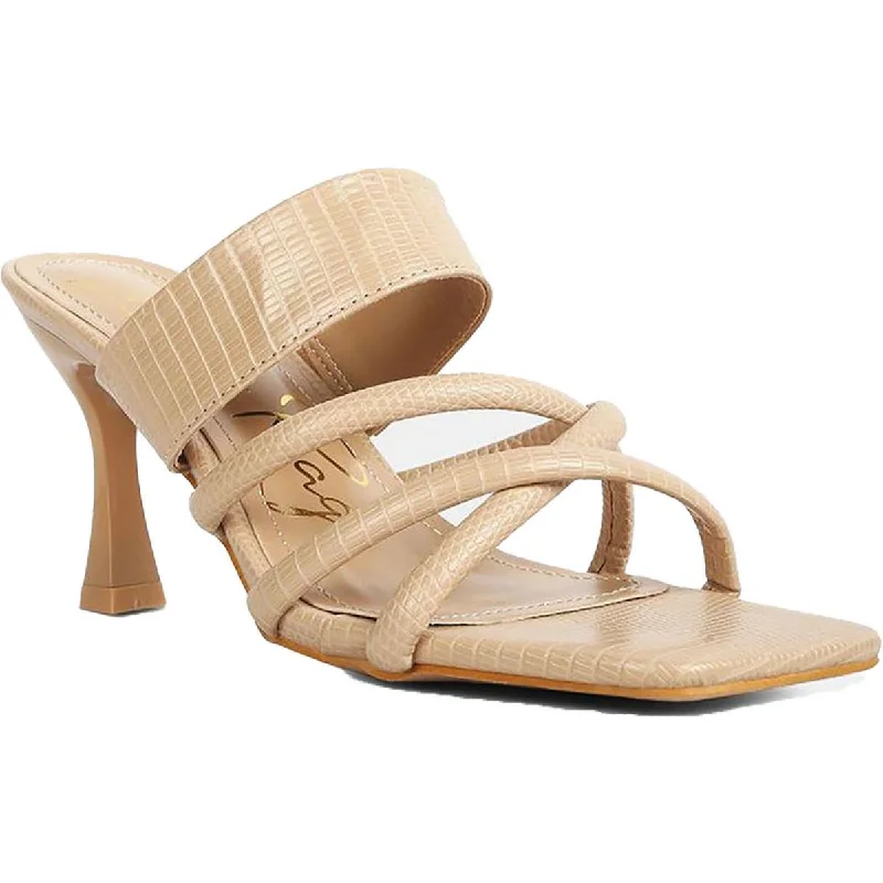 Sale Event, Prices Rock London Rag Womens CHIRI Leather Square toe Heels