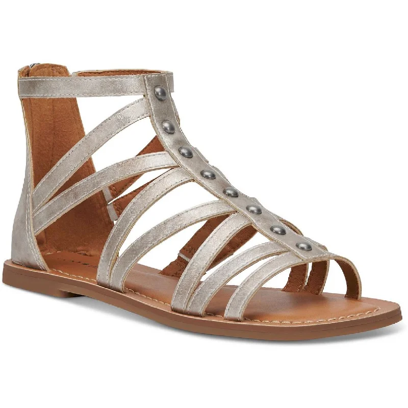 Flash Sale Or Flash Sales Lucky Brand Womens Bryton Open Toe Flat Gladiator Sandals