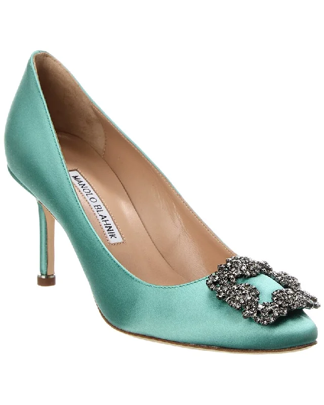 Casual Shoes Sale Manolo Blahnik Hangisi 90 Satin Pump