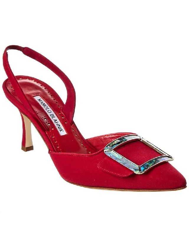 Sophisticated Style Offers Manolo Blahnik Maysil 70 Slingback Pump