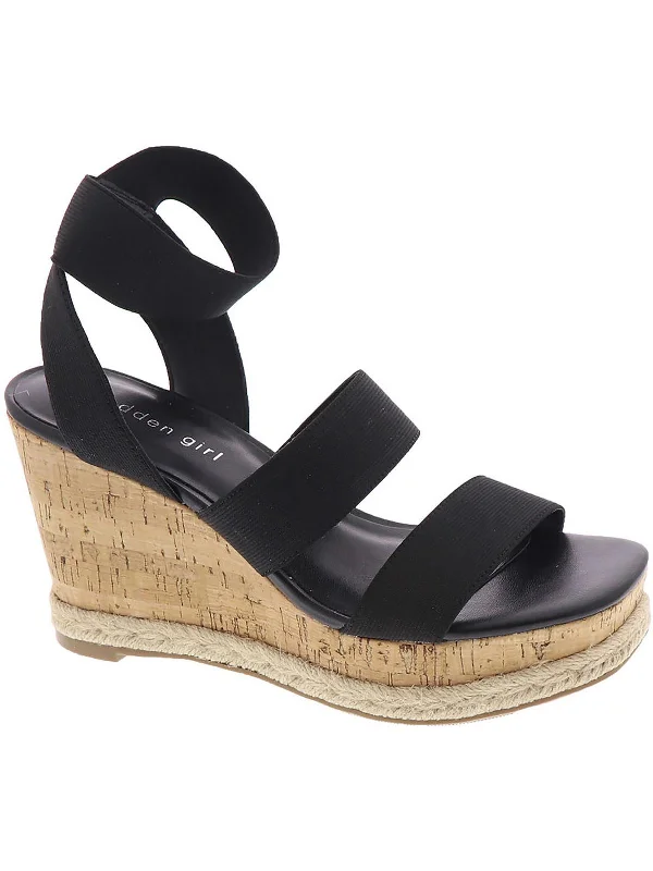 Forward Trendsetter Marandaa Womens Ankle Strap Heels Wedge Sandals