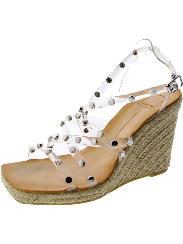 Flirty Fashion Discounts Maxton Womens Studded Criss-Cross Espadrilles