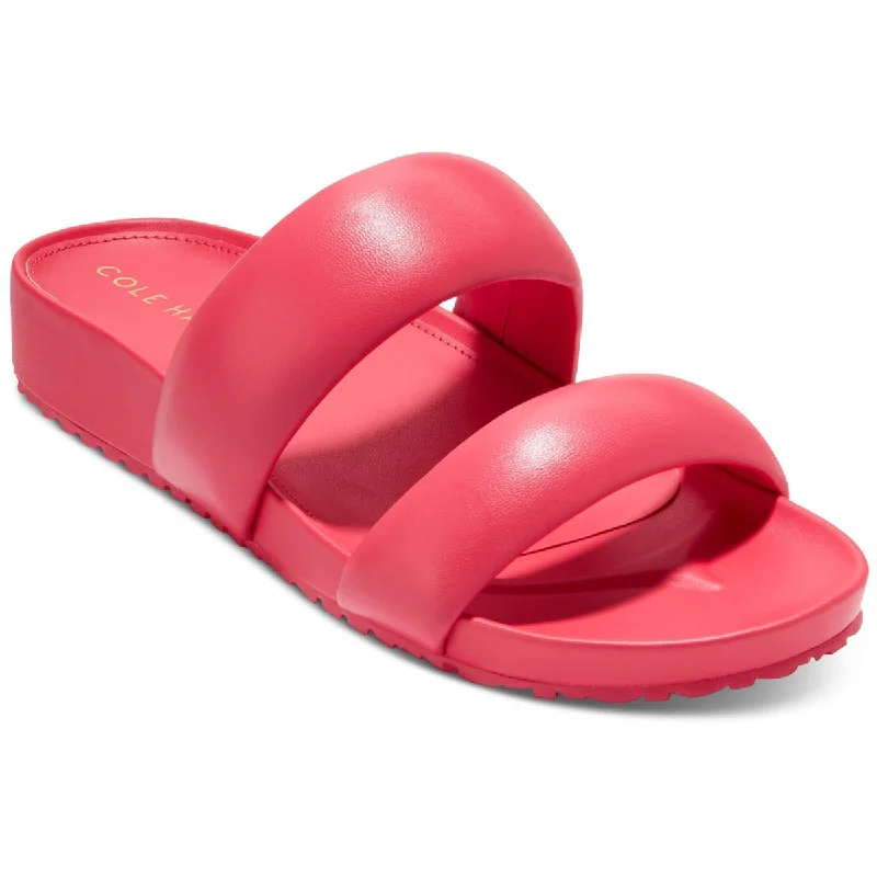 Modern Running-Style Shoes MOJAVE Womens Patent Leather Open Toe Slide Sandals