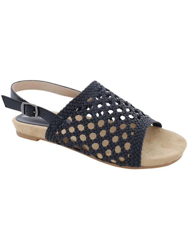 Classic Chic Deals Newable Womens Woven Slip On Slingback Sandals