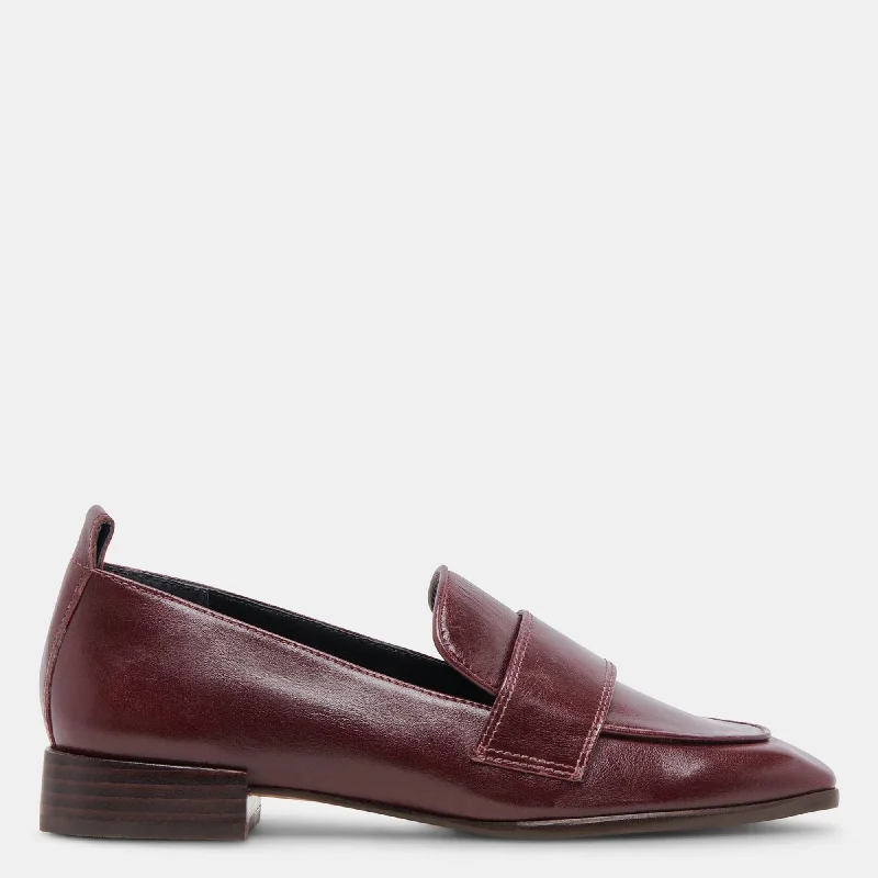 Formal Shoes Deals Nygel Loafers Cranberry Leather