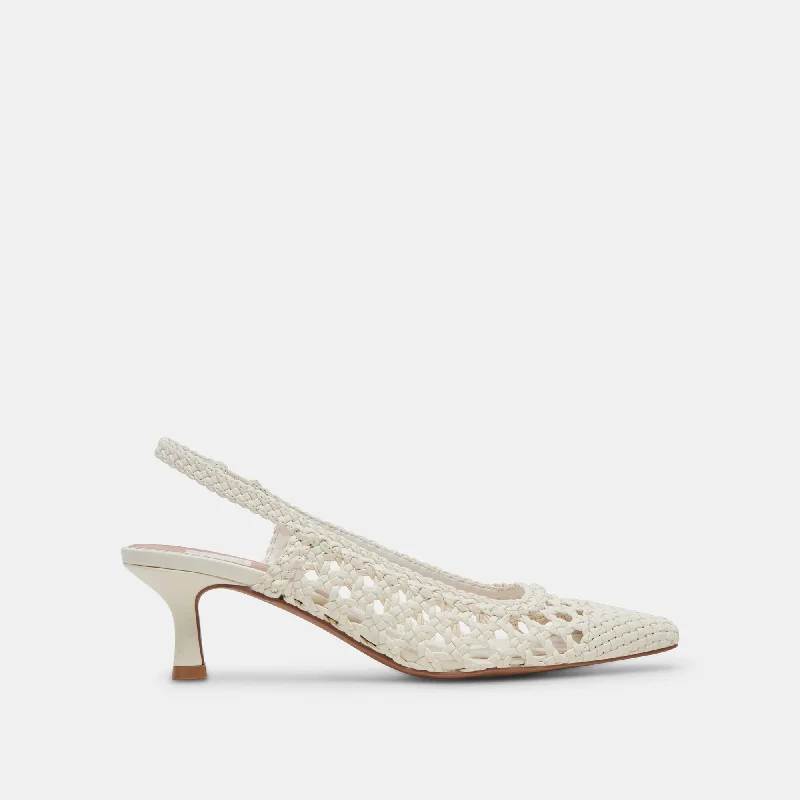 Limited Time OLYMPA HEELS WHITE STELLA