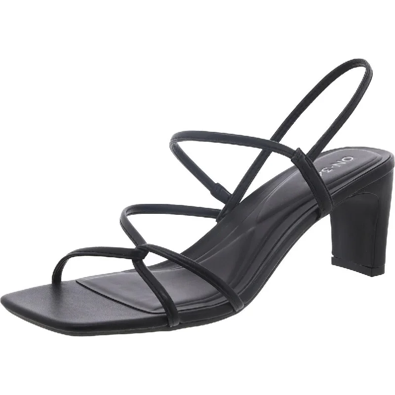 Flexible Sole Shoes Sale On 34th Womens CLOVERR Faux Leather Square toe Strappy Sandals