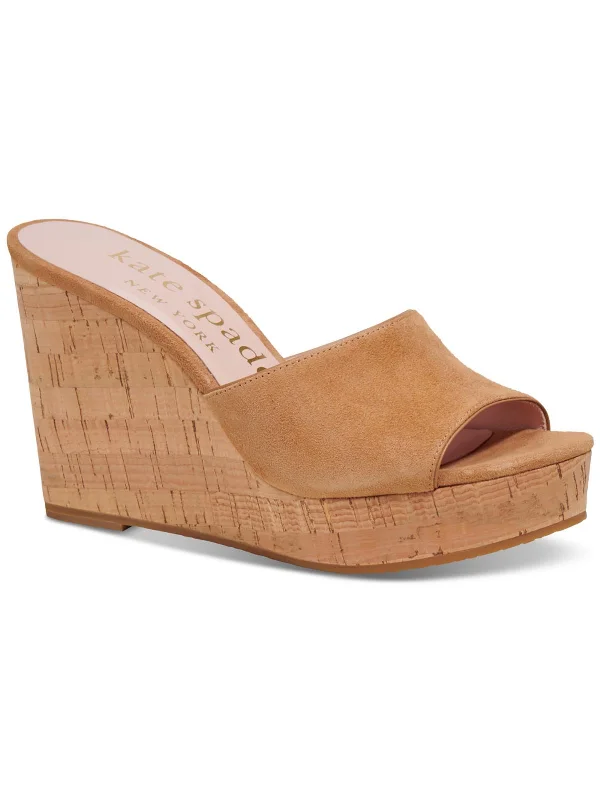 Women's Flats Sale Penelope Womens Cork Slip-On Wedge Sandals