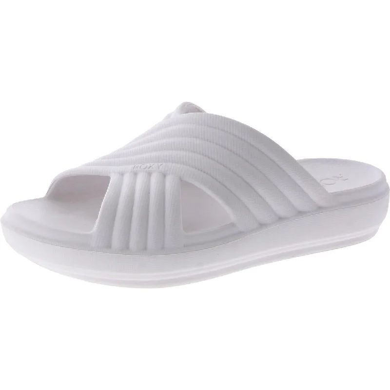 Adventure-Ready Footwear Sale Roxy Womens Rivie Slip-On Casual Pool Slides