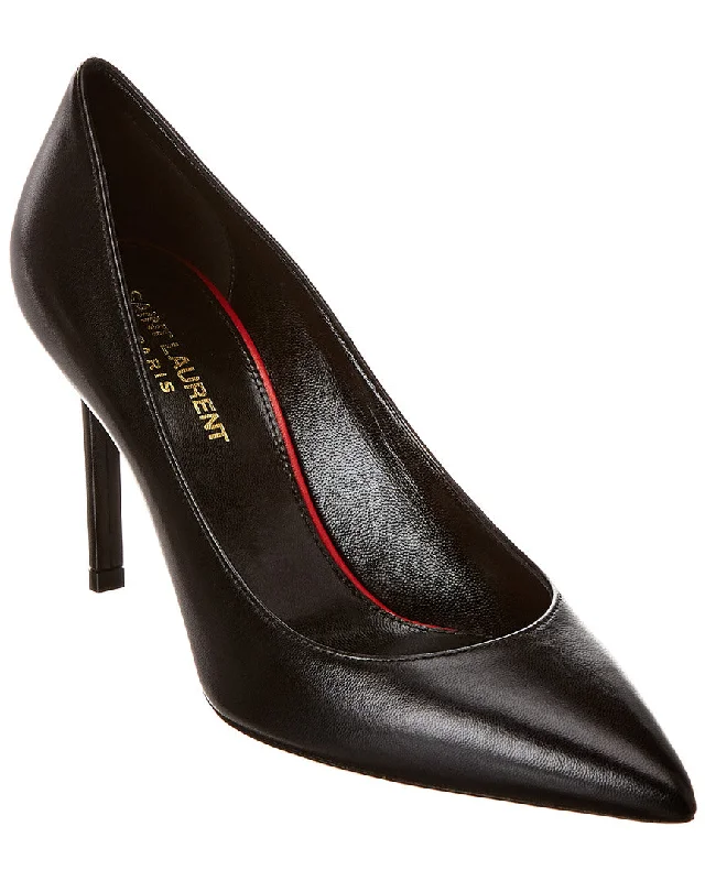 Timeless Elegance Sale Saint Laurent Anja 90 Leather Pump