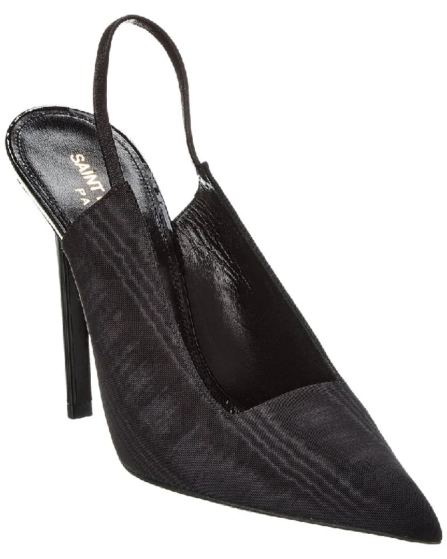 Everyday Elegance Sale Saint Laurent Raven 110 Grosgrain Slingback Pump