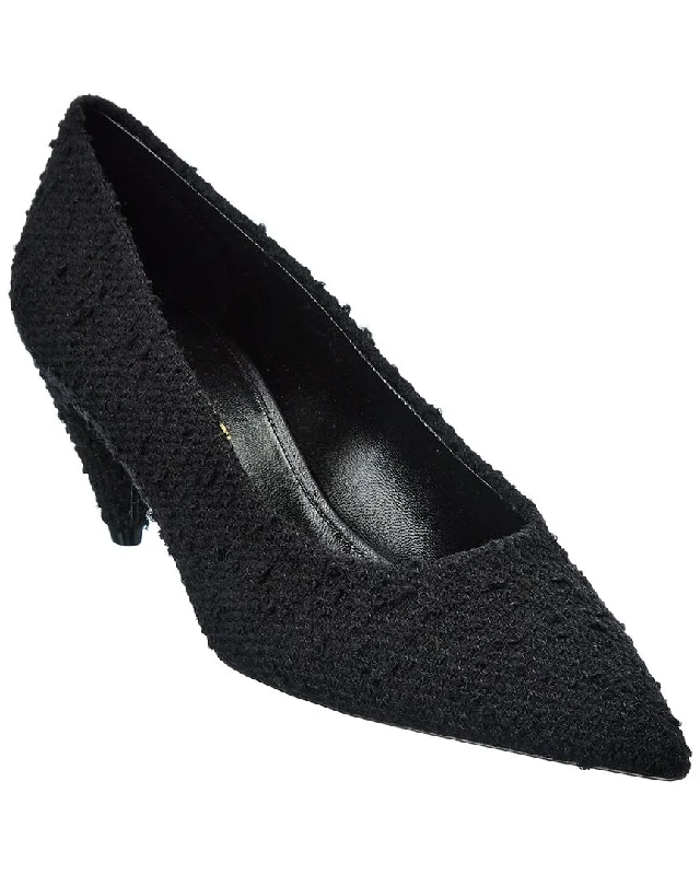 Vintage-Modern Style Offers Saint Laurent Vivi 55 Tweed Pump