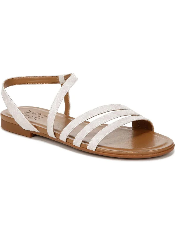 Find Your Unique Flair SALMA Womens Faux Leather Strappy Flatform Sandals