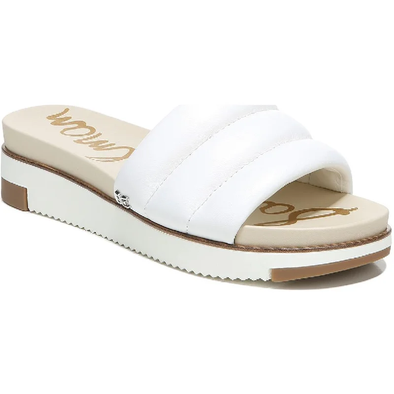 Hot Picks Sam Edelman Womens Annalisa Leather Casual Pool Slides