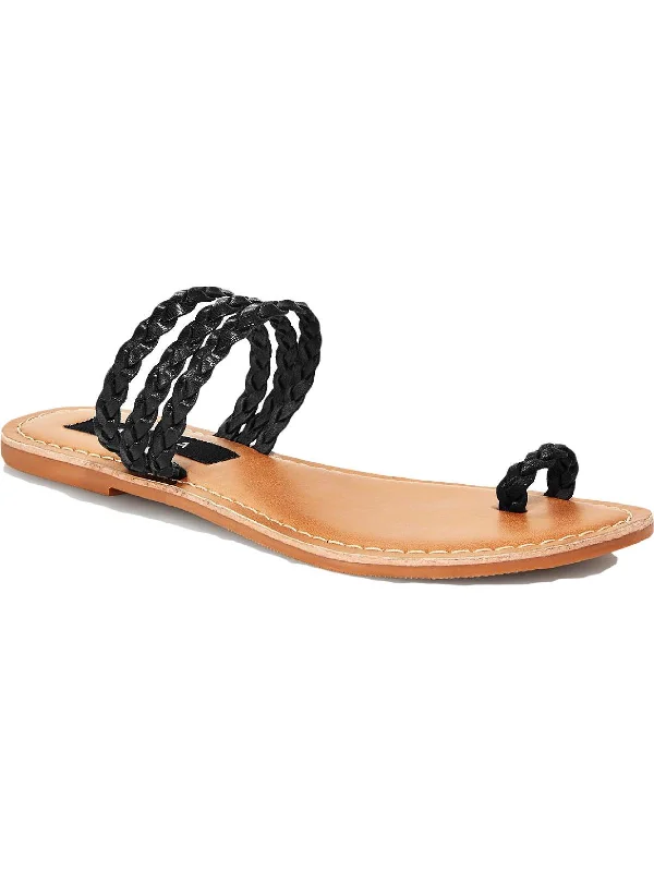 Special Offers, Don't Miss Slay Womens Leather Braided Flats